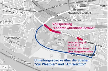 Ausbau Fernwärme Bremen-Nord – Landrat-Christians-Straße