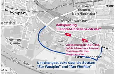 Ausbau Fernwärme Bremen-Nord – Landrat-Christians-Straße