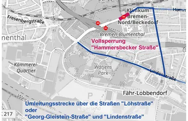 Ausbau Fernwärme Bremen-Nord – „Hammersbecker Straße“