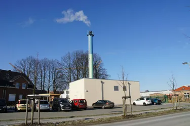 Unsere Energiezentrale (Heizhaus) des Wohngebiets "An der alten Wache" in Glinde