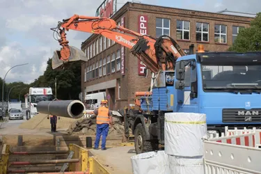 Nahwärmeleitungen zum Transport von industrieller Abwärme