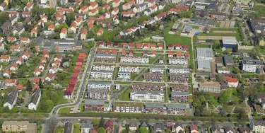 Übersichtsbild über das Wohngebiet Hannover-Ahlem