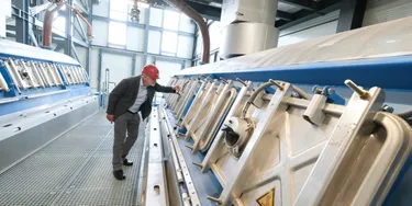 Scheibentrockner für Klärschlamm