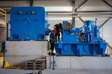 Antriebsmotor & Kompressor