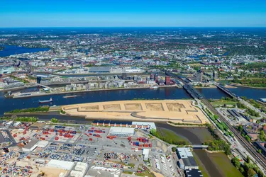 Luftbild Hamburg Kleiner Grasbrook