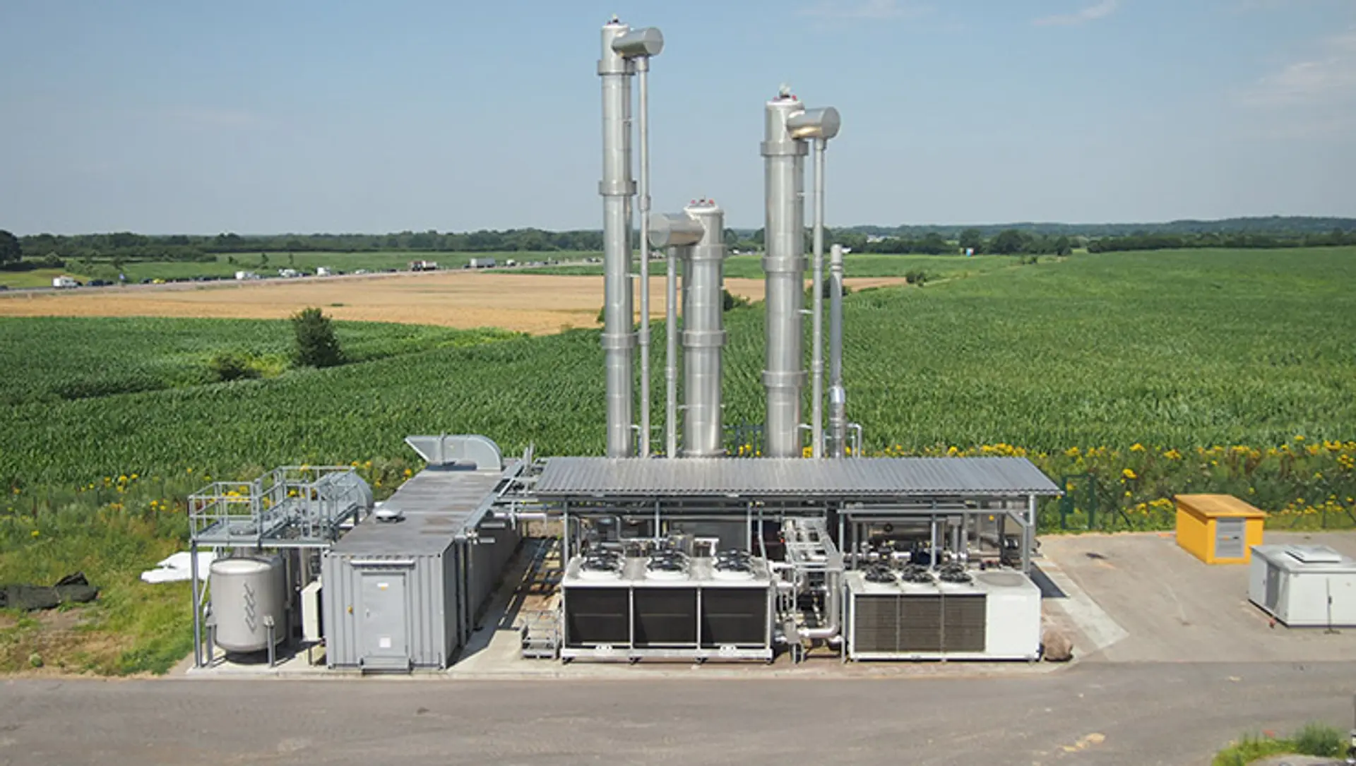 Biomethan-Aufbereitungsanlage der Bioenergie Loop GmbH